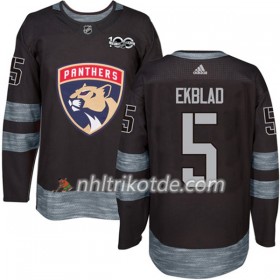 Florida Panthers Trikot Aaron Ekblad 5 1917-2017 100th Anniversary Adidas Schwarz Authentic - Herren